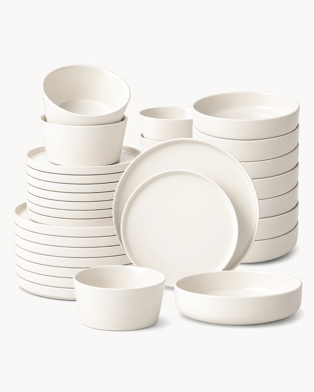 Vajilla Luxe 32 piezas para 8 personas con platos hondos