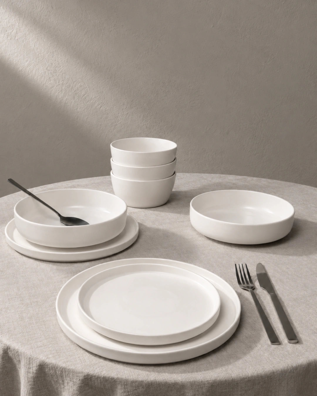 Vajilla Luxe 32 piezas para 8 personas con platos hondos