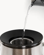 Tetera de vidrio con calentador 1,5 L
