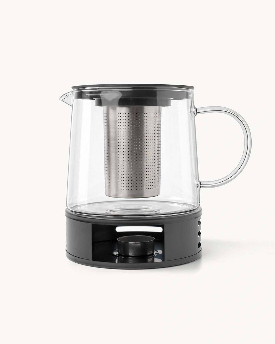 Tetera de vidrio con calentador 1,5 L