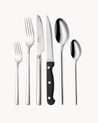 Set de cubiertos plateados de acero inoxidable 18/10