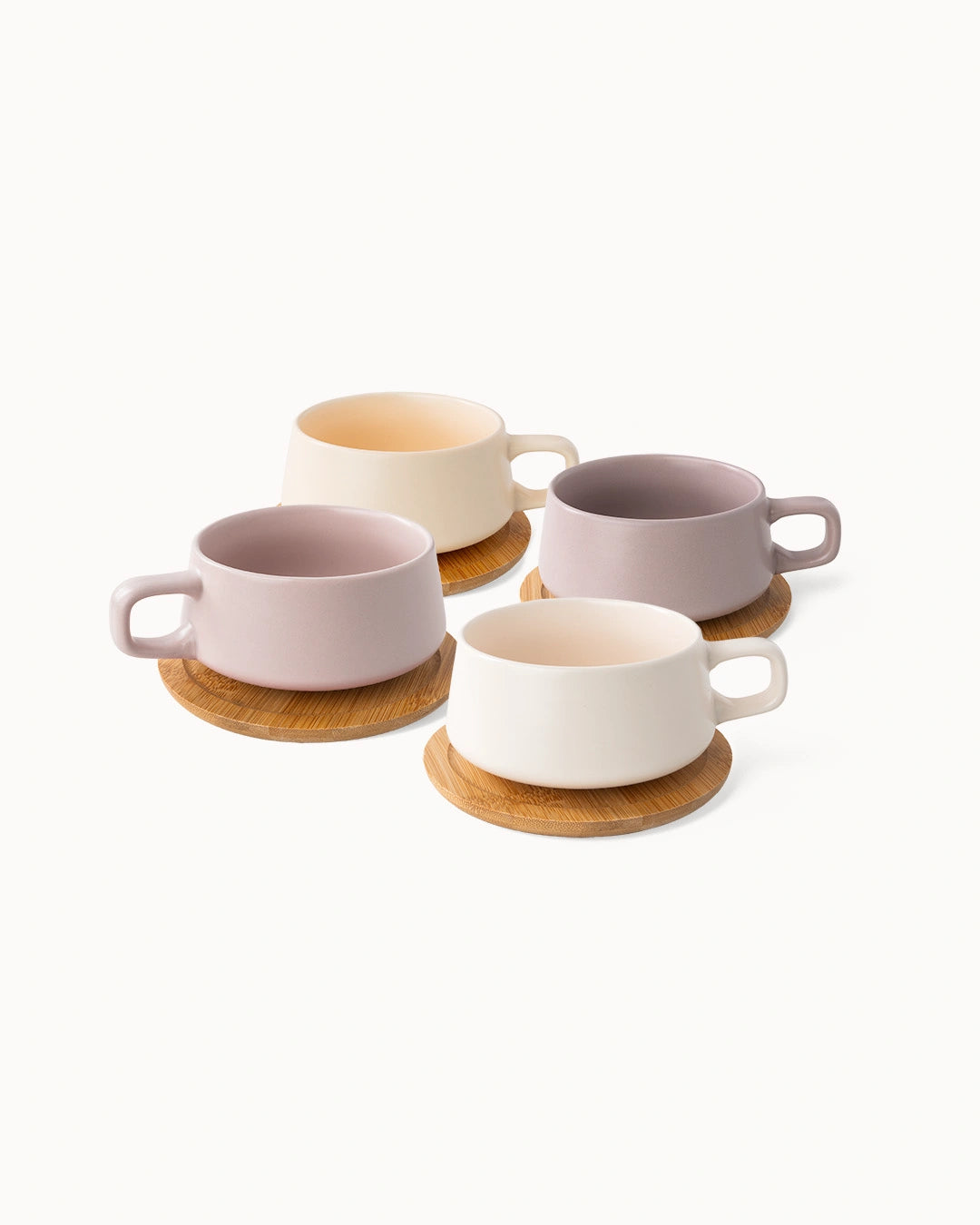 Tazas de capuchino Luxe (set de 4) 320 ml