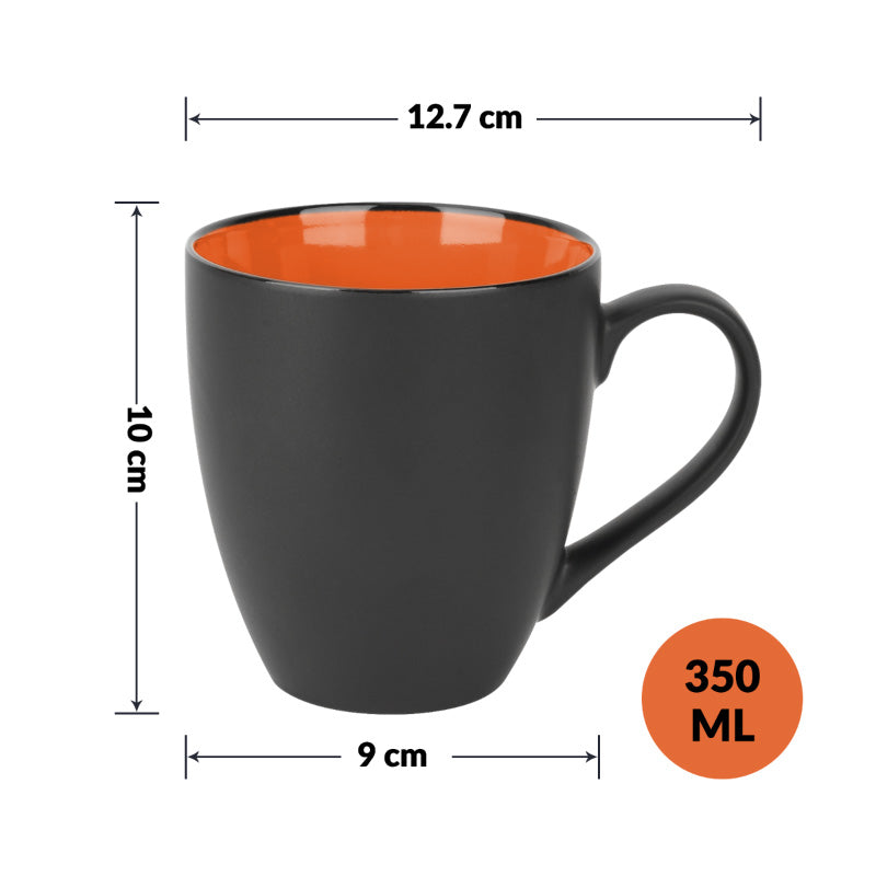 Miamio Kaffeetassen Le Papillon 6er Set Keramik 350ml