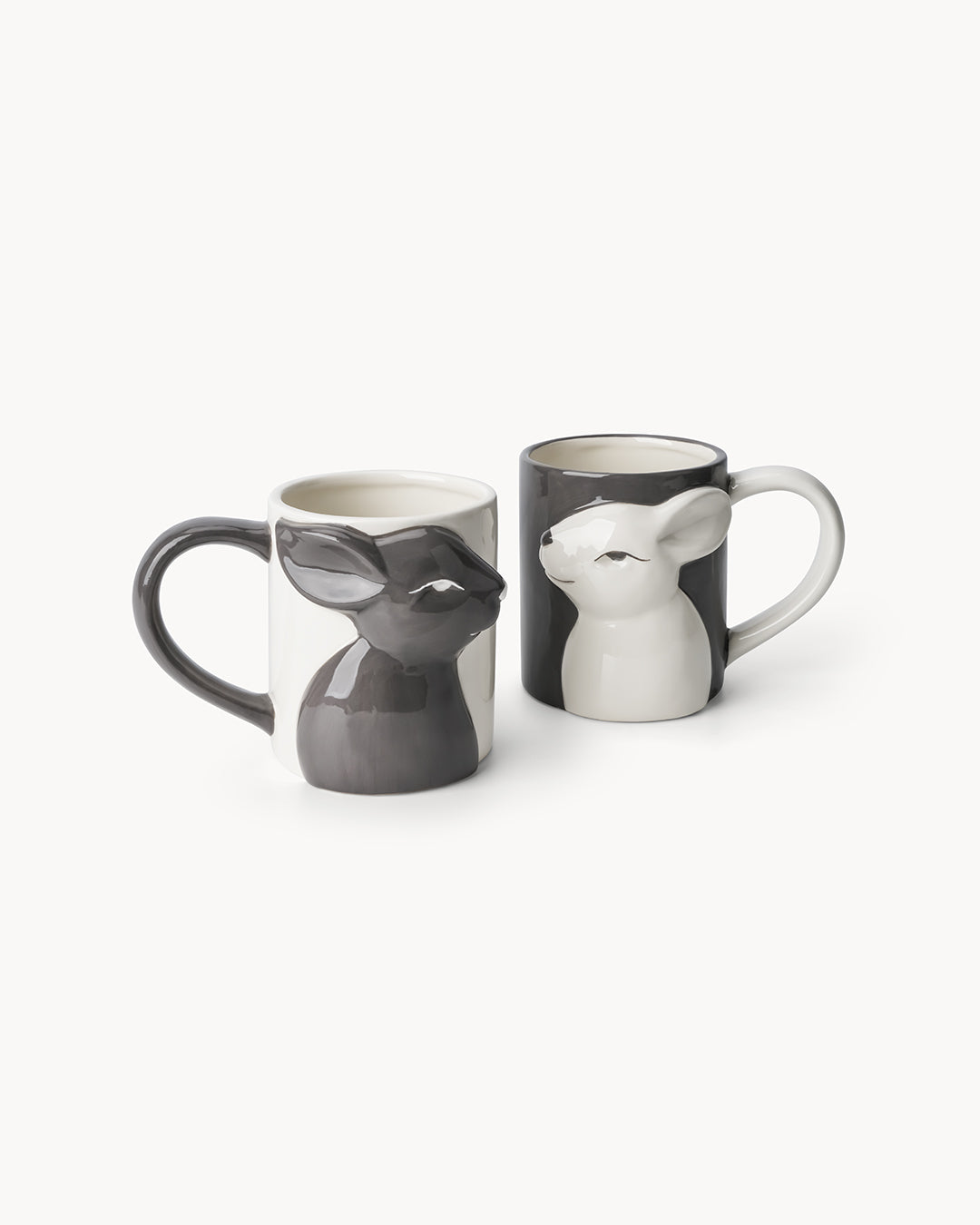 Miamio Parchen Tassen 3D Hasen Keramik, Geschenk fur Paare