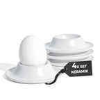 Hueveras de cerámica (set de 4)
